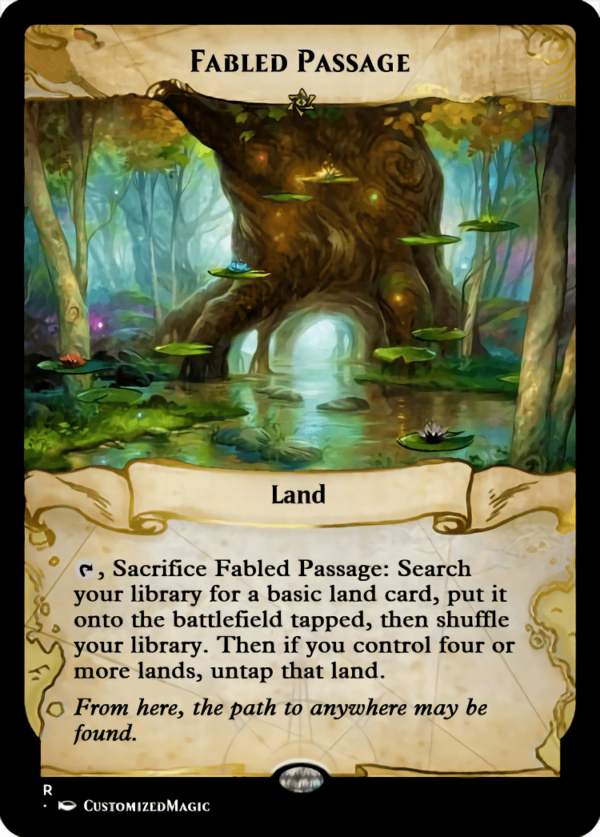 Fabled Passage | Fabled Passage.4 | Magic the Gathering Proxy Cards