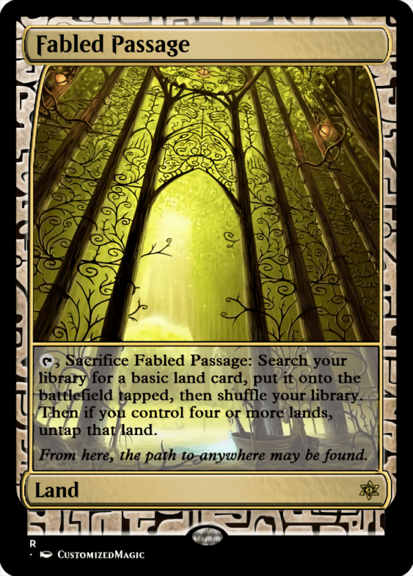Fabled Passage | Fabled Passage.6 | Magic the Gathering Proxy Cards