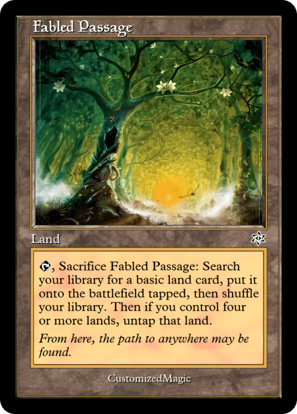 Fabled Passage.7 - Magic the Gathering Proxy Cards