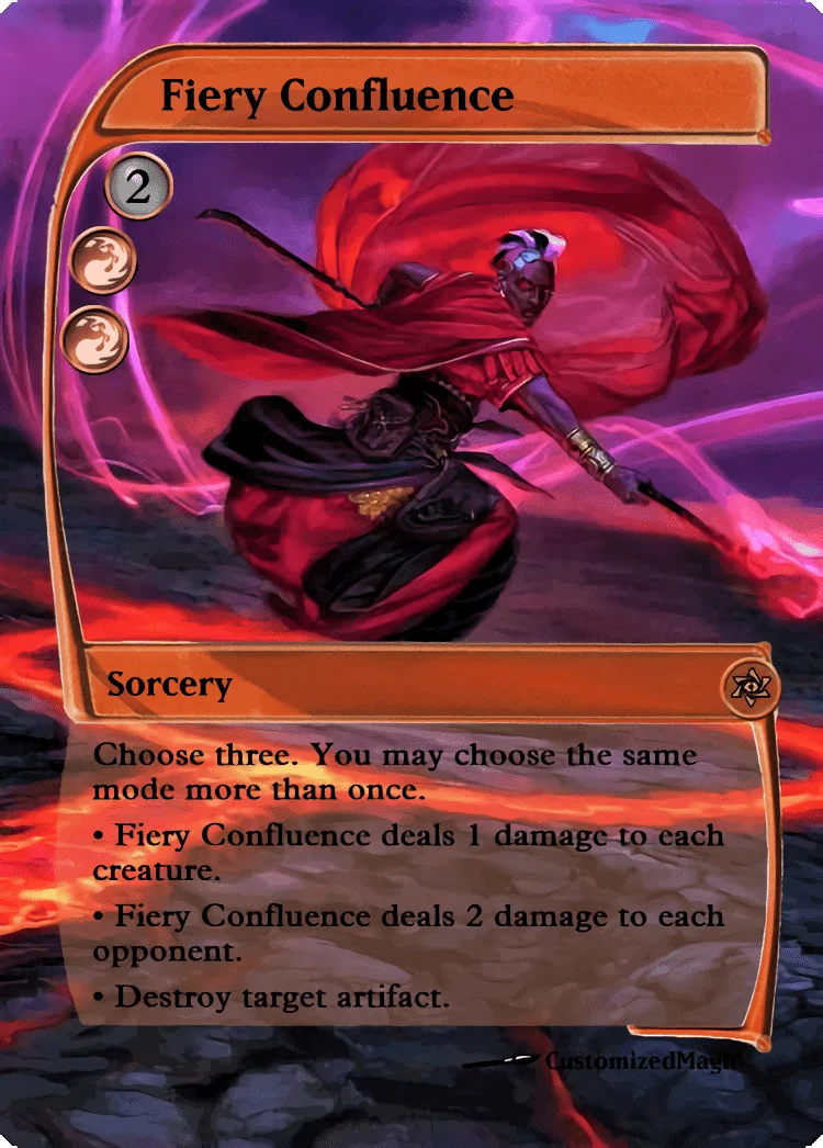 Confluence Cycle - Full-Art | Fiery Confluence | Magic the Gathering / MTG Proxy Cards | Merchant Scroll