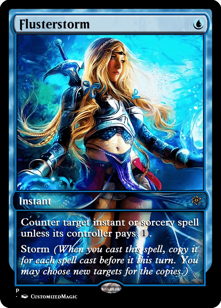 Flusterstorm | Flusterstorm.3 | Magic the Gathering / MTG Proxy Cards | Mystical Tutor