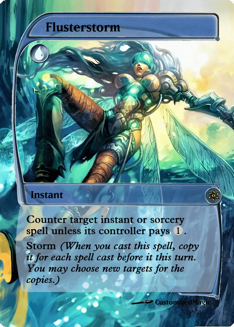 Flusterstorm | Flusterstorm.5 | Magic the Gathering / MTG Proxy Cards | Mystical Tutor