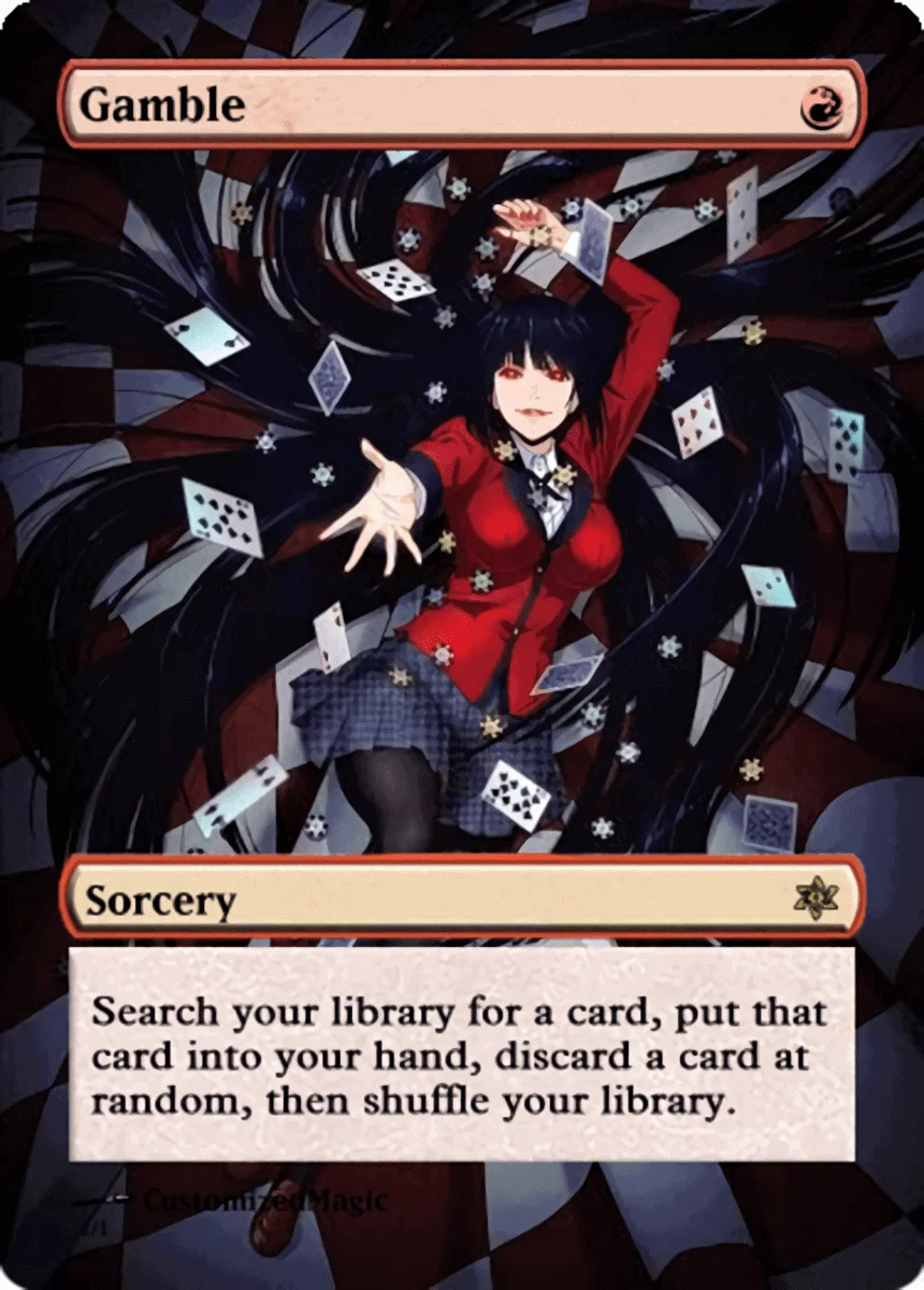 Gamble | Gamble.11 | Magic the Gathering / MTG Proxy Cards | Solve the Equation