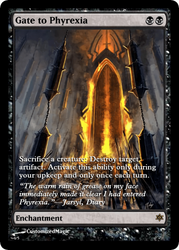Gate to Phyrexia | Gate to | Magic the Gathering Proxy Cards