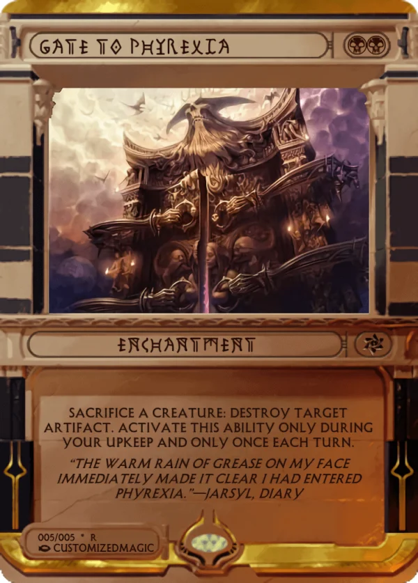 Gate To Phyrexia | Magic The Gathering Proxy Cards