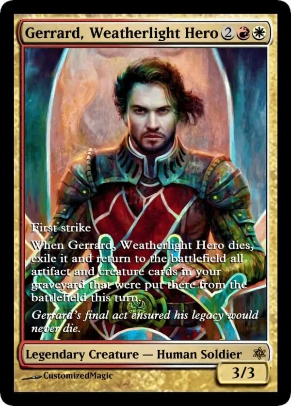 Gerrard, Weatherlight Hero | Gerrard Weatherlight Hero.1 | Magic the Gathering / MTG Proxy Cards |