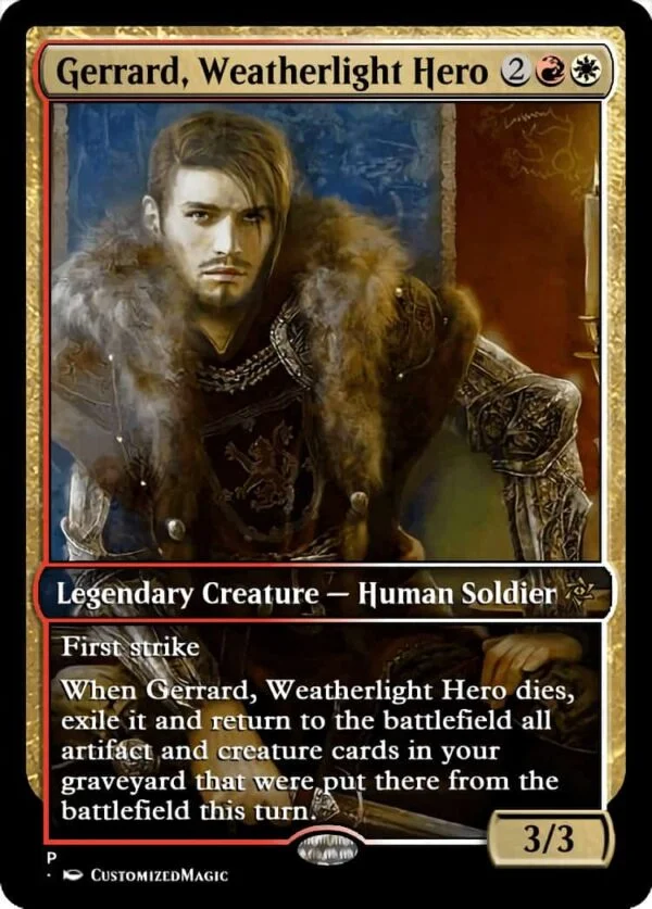 Gerrard, Weatherlight Hero | Gerrard Weatherlight Hero.4 | Magic the Gathering / MTG Proxy Cards |