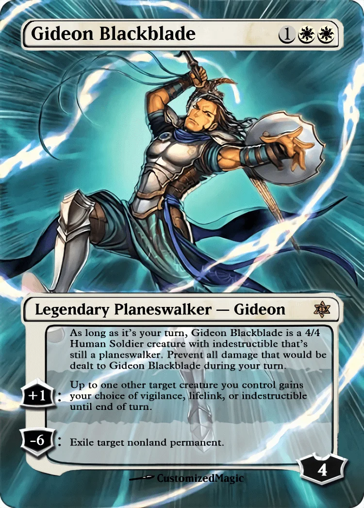 War of the Sparks Planeswalker Japanese Art - Part 1 | Gideon Blackblade | Magic the Gathering / MTG Proxy Cards | Teferi War of the Sparks Planeswalker Japanese Art - Part 1 | Gideon Blackblade | Magic the Gathering / MTG Proxy Cards | Teferi
