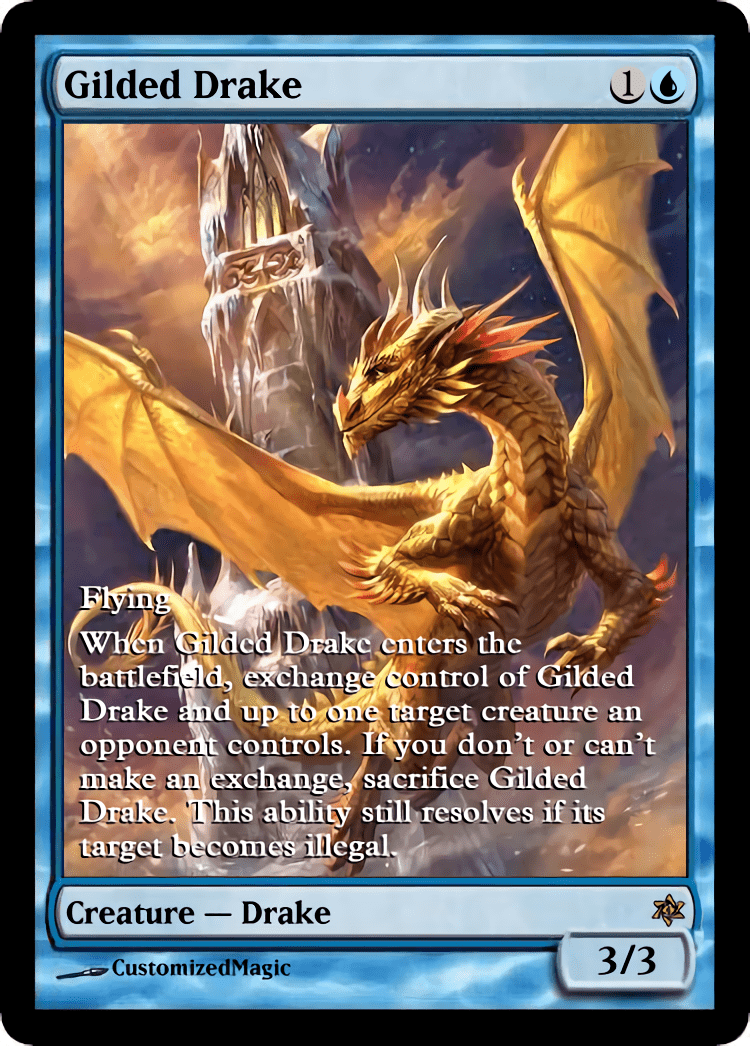 Gilded Drake  Magic The Gathering Proxy Cards