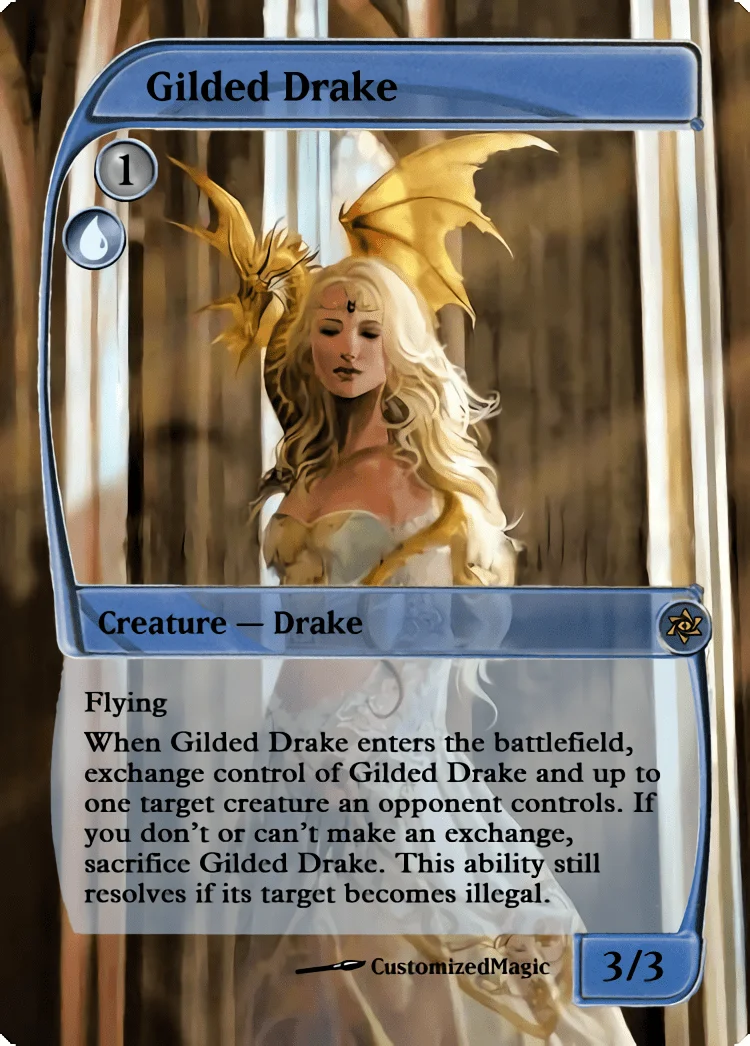 Gilded Drake | Gilded Drake.4 | Magic the Gathering / MTG Proxy Cards | Gilded Drake Gilded Drake - Image 5