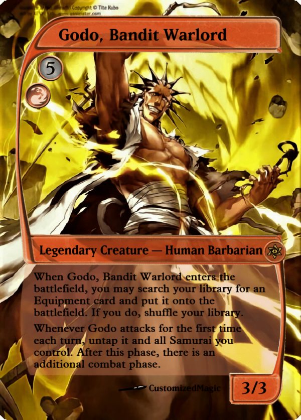 Godo Bandit Warlord.3 - Magic the Gathering Proxy Cards