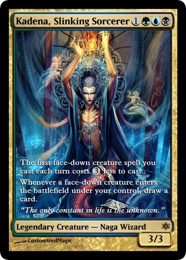 Kadena, Slinking Sorcerer | Kadena Slinking Sorcerer.3 | Magic the Gathering / MTG Proxy Cards |