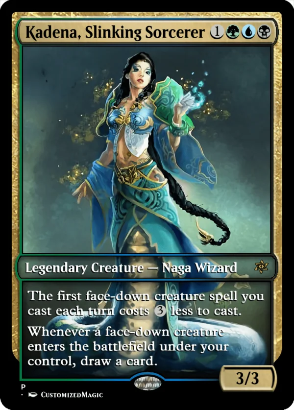 Kadena, Slinking Sorcerer | Kadena Slinking Sorcerer.5 | Magic the Gathering / MTG Proxy Cards |