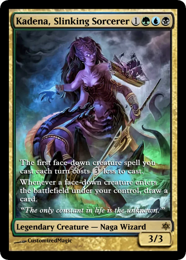Kadena, Slinking Sorcerer | Kadena Slinking Sorcerer.7 | Magic the Gathering / MTG Proxy Cards |