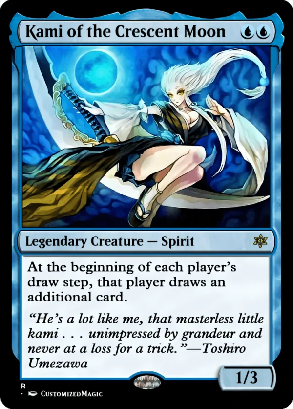 Kami of the Crescent Moon | Kami of the Crescent Moon.2 | Magic the Gathering / MTG Proxy Cards |