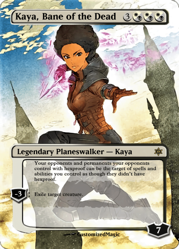 War of the Sparks Planeswalker Japanese Art - Part 1 | Kaya Bane of the Dead | Magic the Gathering Proxy Cards