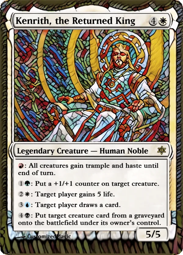 Kenrith, the Returned King | Kenrith the Returned King 21 | Magic the Gathering / MTG Proxy Cards |
