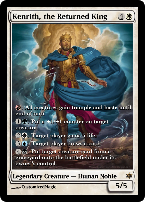 Kenrith, the Returned King | Kenrith the Returned King.2 | Magic the Gathering Proxy Cards