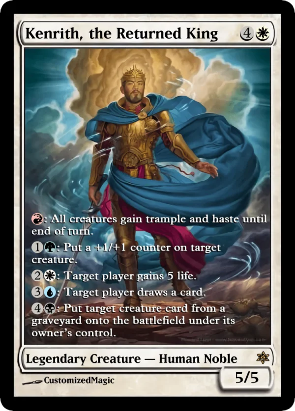 Kenrith, the Returned King | Kenrith the Returned King.2 | Magic the Gathering / MTG Proxy Cards |
