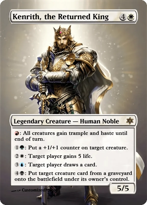 Kenrith, the Returned King | Kenrith the Returned King.6 | Magic the Gathering / MTG Proxy Cards |