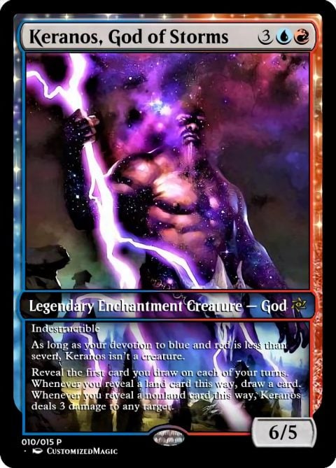 Theros Dual Colored God Magic The Gathering Proxy Cards