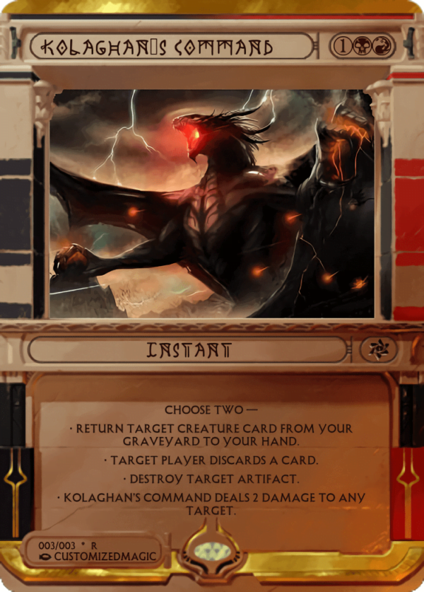 Kolaghans Command | Kolaghans Command.4 | Magic the Gathering Proxy Cards