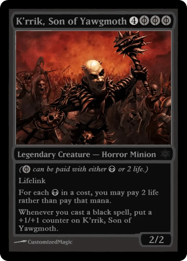 K'rrik, Son of Yawgmoth | Krrik Son of Yawgmoth.1 | Magic the Gathering / MTG Proxy Cards |