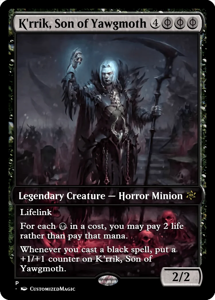 K'rrik, Son Of Yawgmoth | Magic The Gathering Proxy Cards