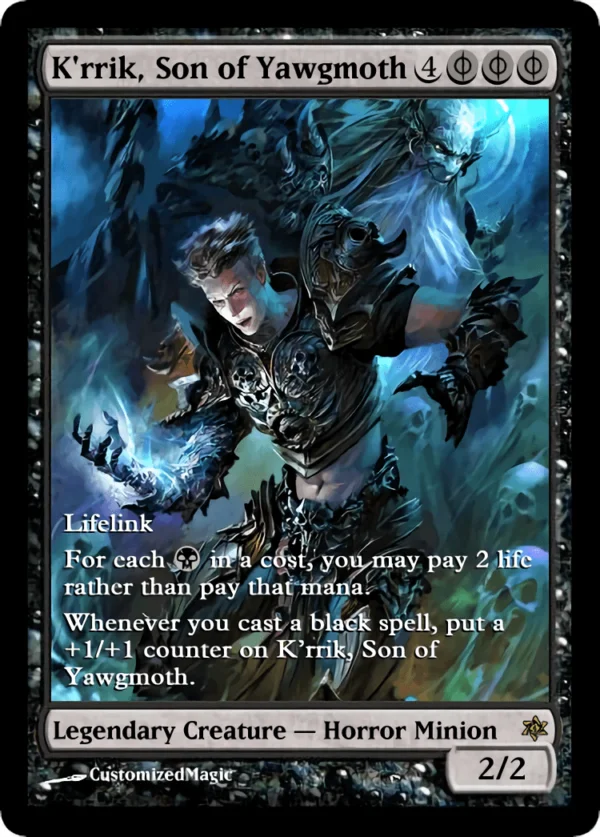 K'rrik, Son of Yawgmoth | Krrik Son of | Magic the Gathering / MTG Proxy Cards |