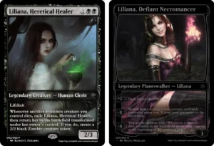 Liliana, Heretical Healer and Liliana, Defiant Necromancer