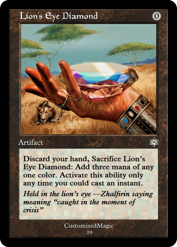 Lion's Eye Diamond | Lions Eye Diamond.1 | Magic the Gathering Proxy Cards
