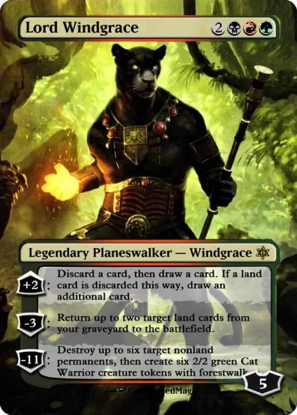Commander 2018 (Full-Art) | Lord Windgrace | Magic the Gathering / MTG Proxy Cards |