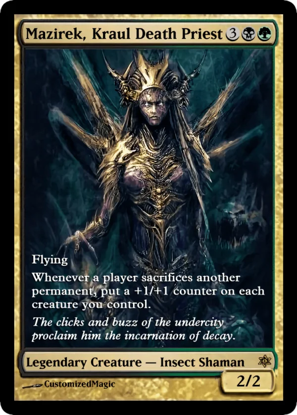 Mazirek, Kraul Death Priest | Mazirek Kraul Death Priest.2 | Magic the Gathering / MTG Proxy Cards |