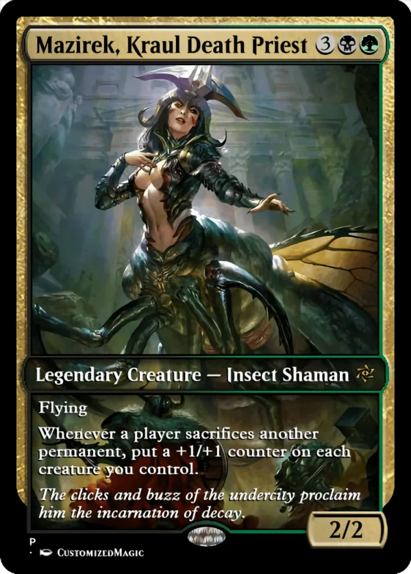 Mazirek, Kraul Death Priest | Mazirek Kraul Death Priest.4 | Magic the Gathering / MTG Proxy Cards |