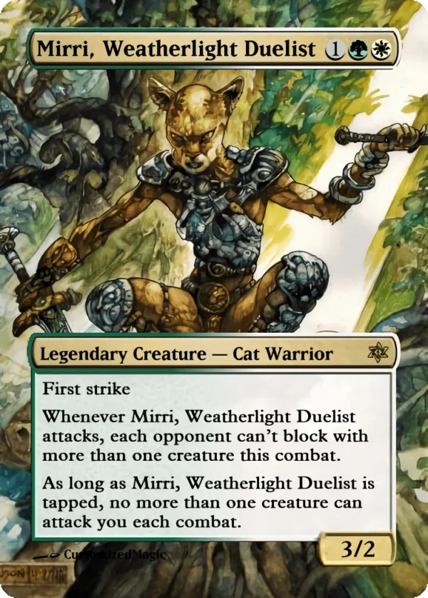 Mirri, Weatherlight Duelist | Mirri Weatherlight Duelist 2 | Magic the Gathering / MTG Proxy Cards |