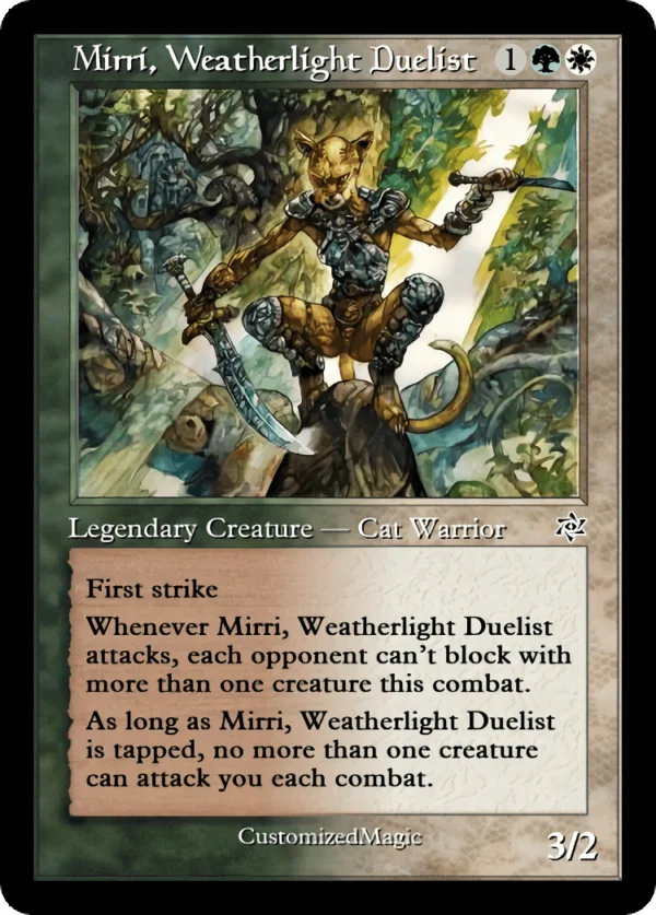 Mirri, Weatherlight Duelist | Mirri Weatherlight Duelist 3 | Magic the Gathering / MTG Proxy Cards |