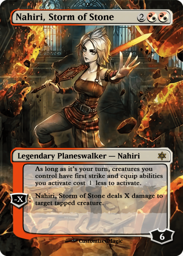 War of the Sparks Planeswalker Japanese Art - Part 2 | Nahiri Storm of Stone | Magic the Gathering Proxy Cards