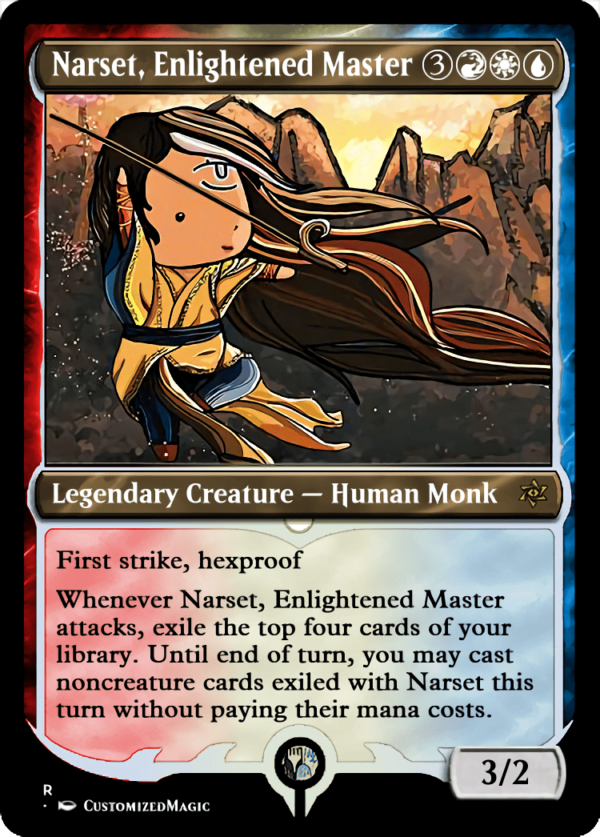 Narset, Enlightened Master | Narset Enlightened Master | Magic the Gathering Proxy Cards