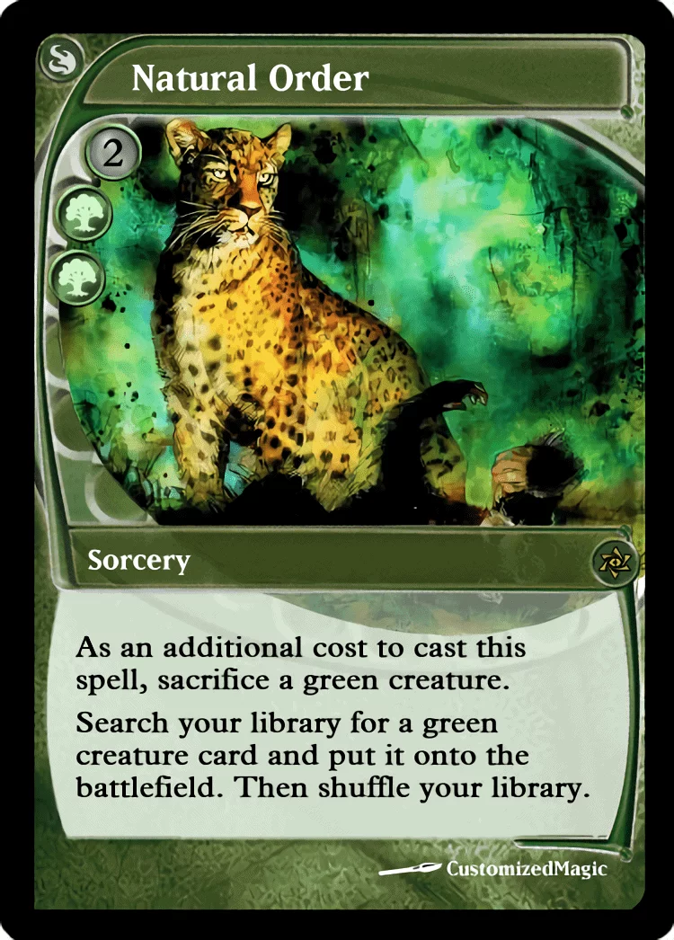 Natural Order | Natural Order.4 | Magic the Gathering / MTG Proxy Cards | Time Walk