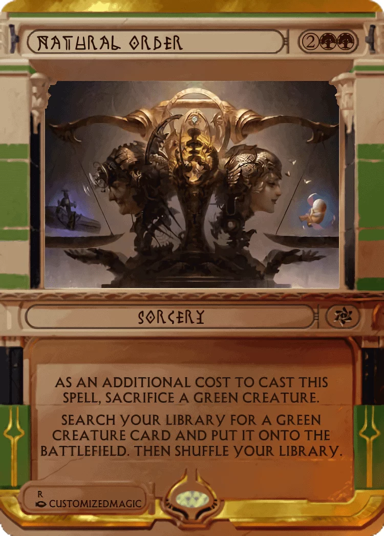 Natural Order | Natural Order.5 | Magic the Gathering / MTG Proxy Cards | Time Walk