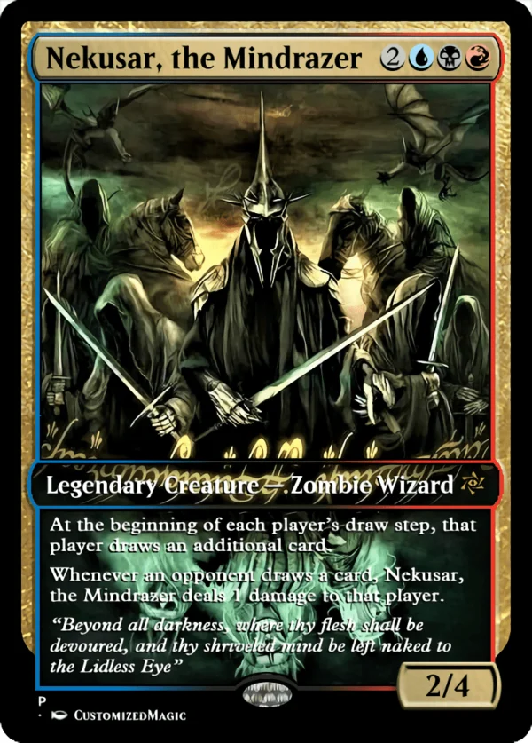Nekusar, the Mindrazer | Nekusar the Mindrazer | Magic the Gathering / MTG Proxy Cards |