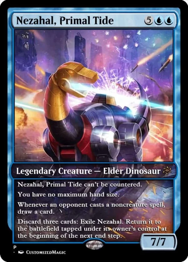 Elder Dinosaur | Nezahal Primal Tide | Magic the Gathering / MTG Proxy Cards |