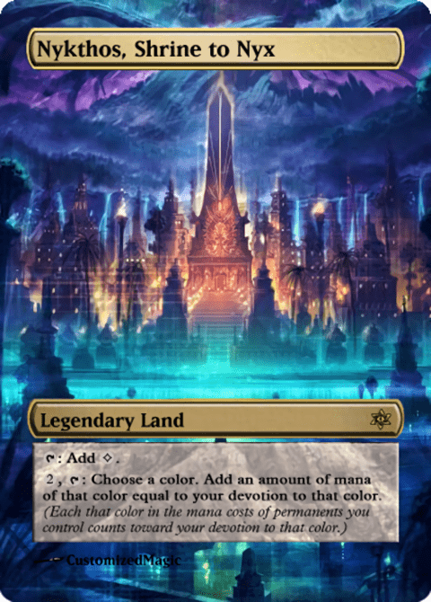 Nykthos, Shrine To Nyx | Magic The Gathering Proxy Cards