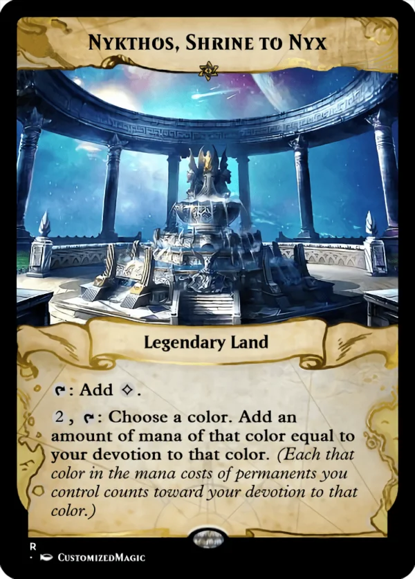 Nykthos, Shrine To Nyx | Magic The Gathering Proxy Cards