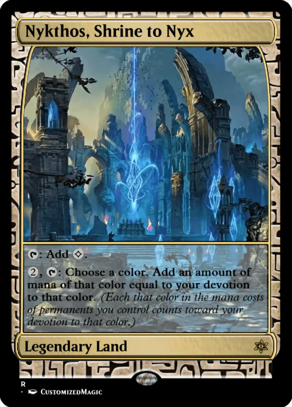 Nykthos, Shrine To Nyx | Magic The Gathering Proxy Cards