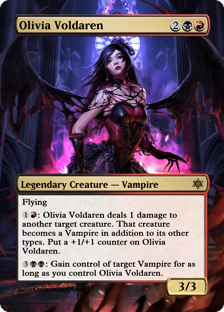 Olivia Voldaren Customizedmtg Magic The Gathering Proxy Cards