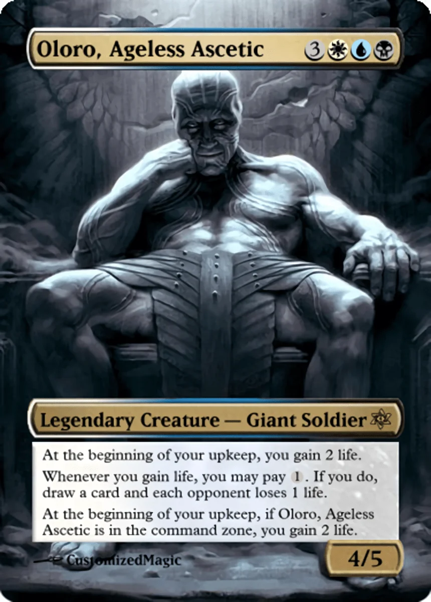 Oloro, Ageless Ascetic | Oloro Ageless Ascetic.11 | Magic the Gathering / MTG Proxy Cards | Oloro Oloro, Ageless Ascetic - Image 2