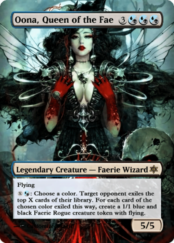 Oona Queen of the Fae.11 - Magic the Gathering Proxy Cards