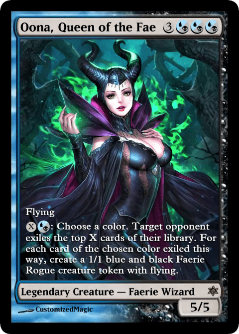 Oona, Queen Of The Fae | Magic The Gathering Proxy Cards