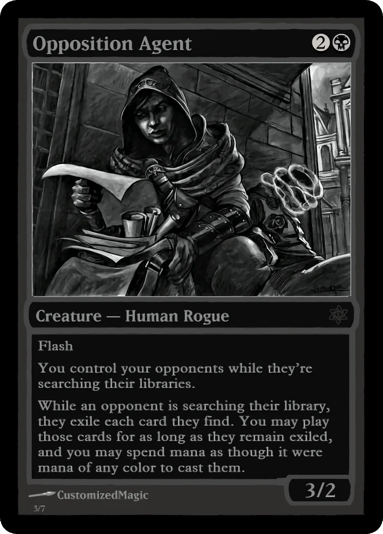 Opposition Agent | Opposition Agent.2 | Magic the Gathering / MTG Proxy Cards |